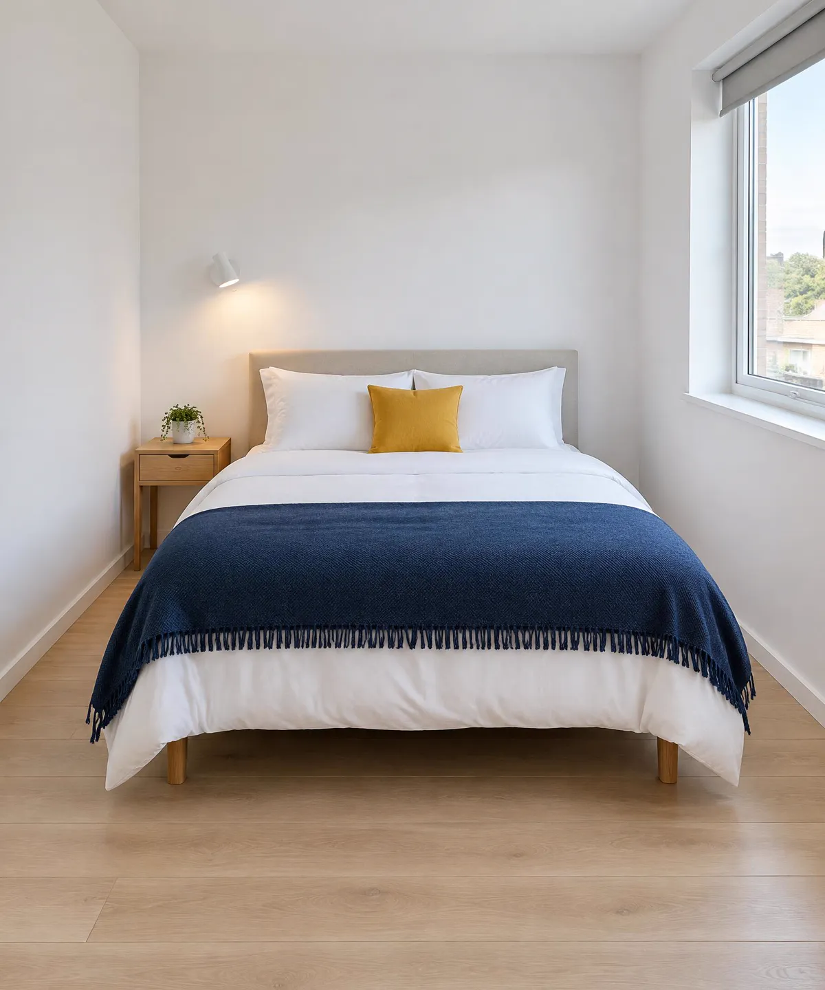 Bright coliving bedroom
